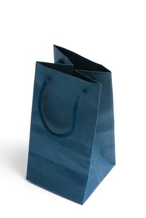 bag of gifts isolated on a white background. Studio photographyの写真素材