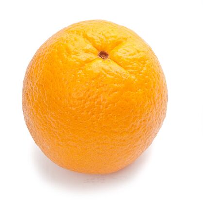 composition of the ripe orange on a white background. studio photographyの写真素材