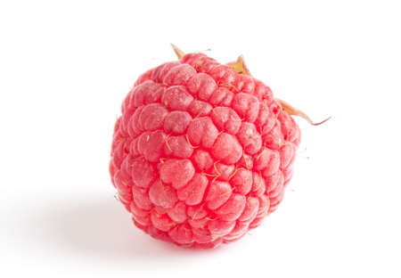 composition from  raspberry on the white isolated backgroundの写真素材