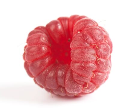 composition from  raspberry on the white isolated backgroundの写真素材