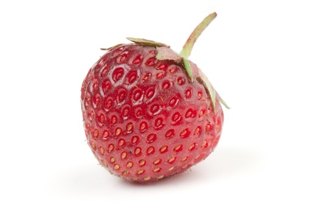 fresh strawberry on the clean isolated backgroundの写真素材
