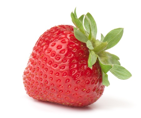 fresh strawberry on the clean isolated backgroundの写真素材