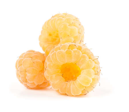 composition from  raspberry on the white isolated backgroundの写真素材