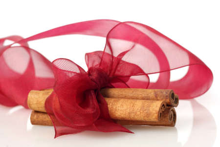 cinnamon and red bowの写真素材