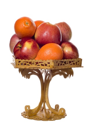 apples and mandarinsの写真素材