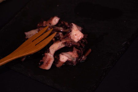 Octopus slice homemade