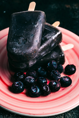 homemade vegan blueberries coconut milk ice cream