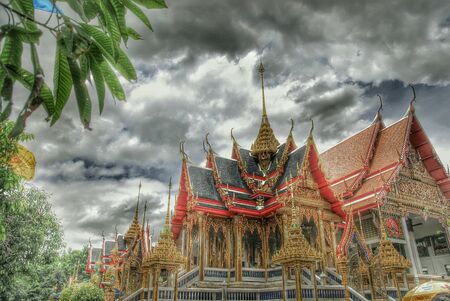 Beautiful temple in bangkok thailand.の素材