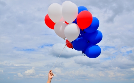Colorful balloons の写真素材