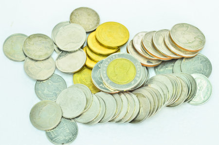 Coins of Thailand.