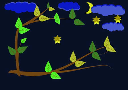 Nightのイラスト素材