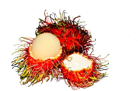 Fresh rambutan sweetの写真素材