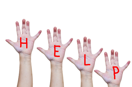 help hand concept の写真素材
