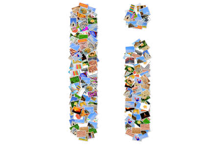 I makes from lot of photography picturesの写真素材