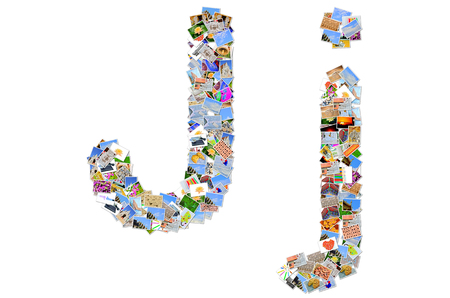 J makes from lot of photography picturesの写真素材