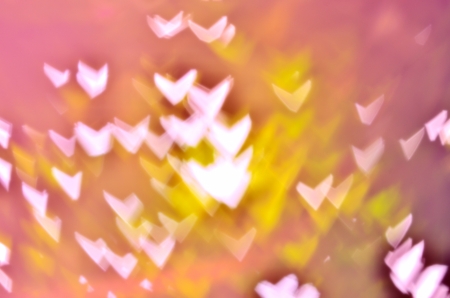 Pastel Heart Bokehの写真素材