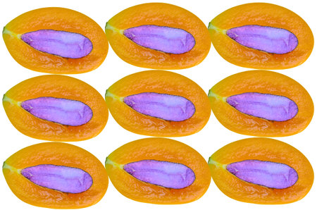 sweet Marian plum fruit isolate background