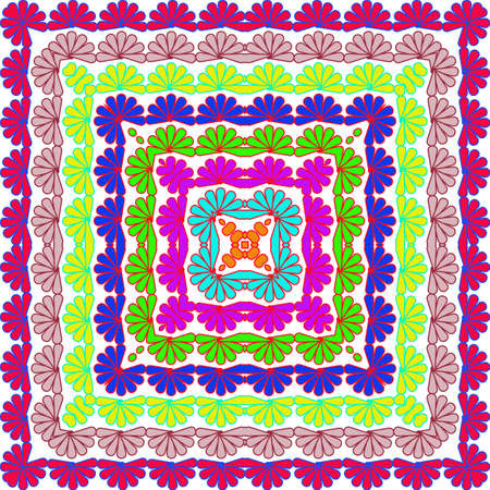 flower Contemporary backgroundのイラスト素材