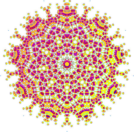 Geometric Lace Patternのイラスト素材