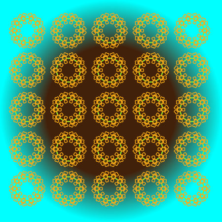 floral ornamental border