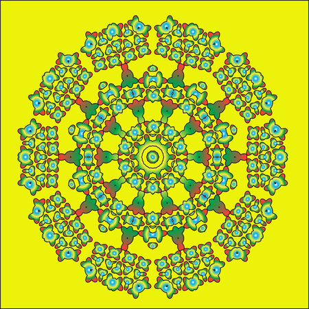 Mandala For Paintingのイラスト素材
