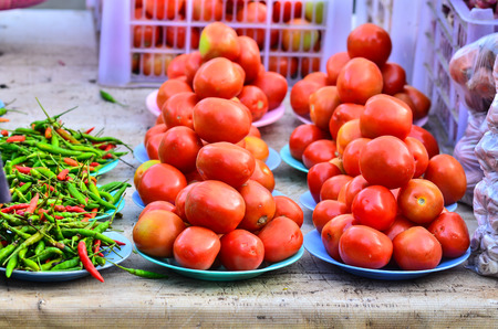 tomatoes for saleの写真素材