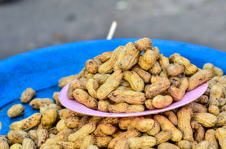 Boiled peanutsの写真素材