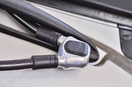 bicycle lockの写真素材