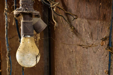 old light bulbの写真素材