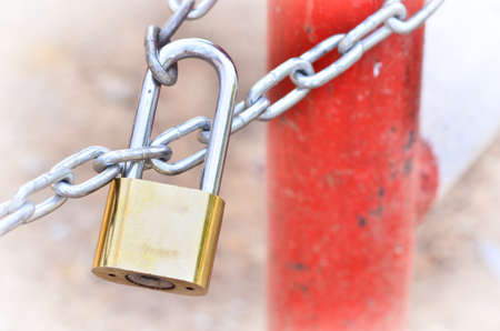 Lock the keys to be safeの写真素材