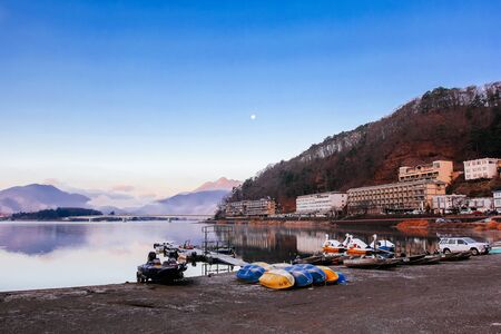 kawaguchiko lakeの写真素材