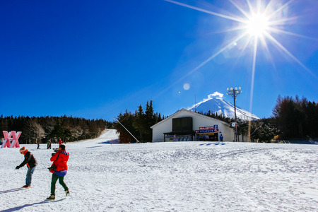 Ski Resort japan snowのeditorial素材