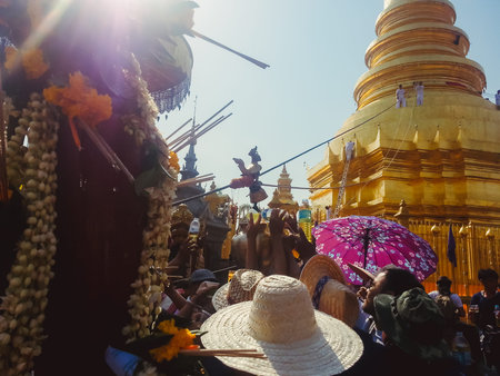 Wat Phra That Hariphunchai Lamphun  Thailand