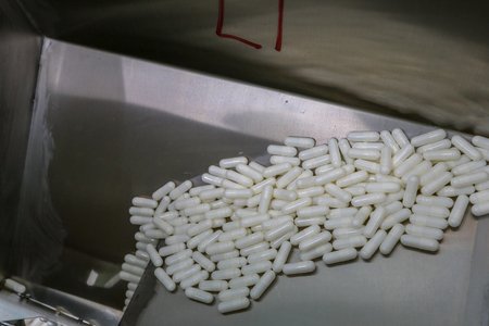 Pharmaceutical and food supplement factoriesの写真素材