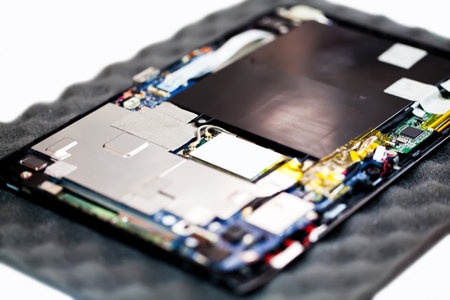 Tablet without cover view