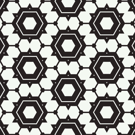 abstract geometric polygon seamless patternのイラスト素材