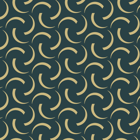 abstract half moon seamless patternのイラスト素材