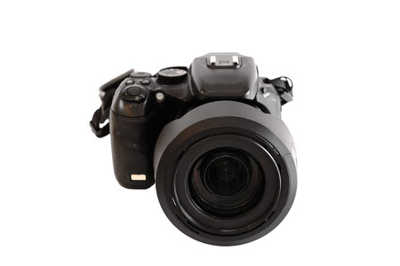 Digital photo camera. 3D Icon isolated on white background