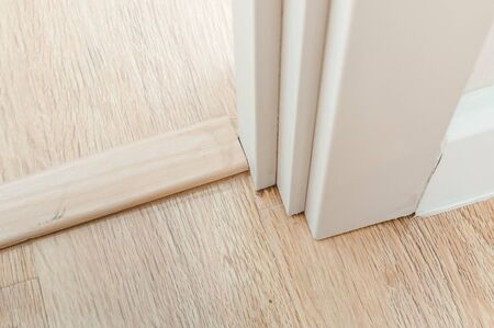 corner of door  in the houseの写真素材