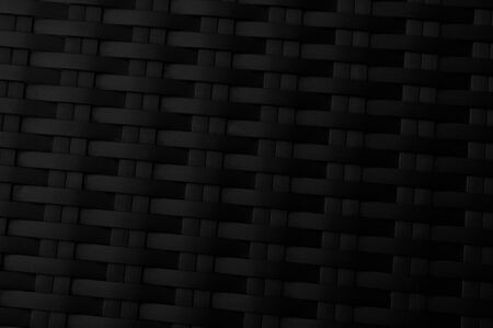Abstract dark background weave rope of lines and squaresの写真素材