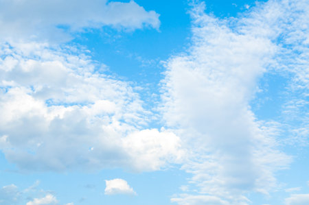 blue sky with clouds
