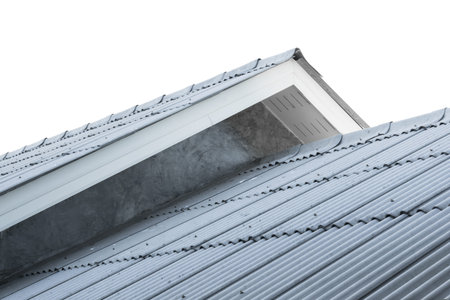 House roof ,generic view to facade of a new house