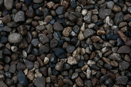 Small stone texture for background.pattern of gravel stone background
