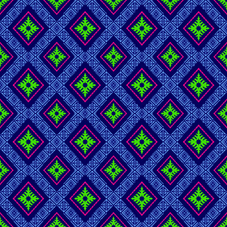 Seamless geometric folklore ornament, Tribal ethnic texture. Seamless striped pattern in Aztec...