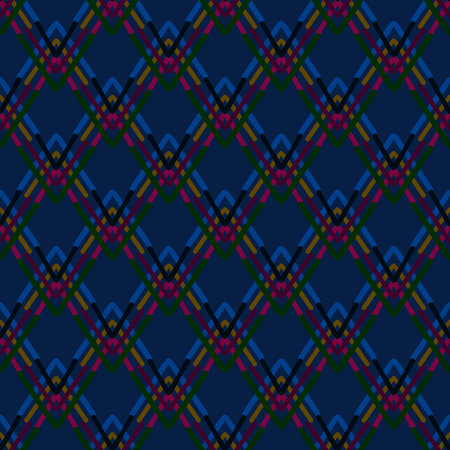 Seamless geometric folklore ornament, Tribal ethnic texture. Seamless striped pattern in Aztec...