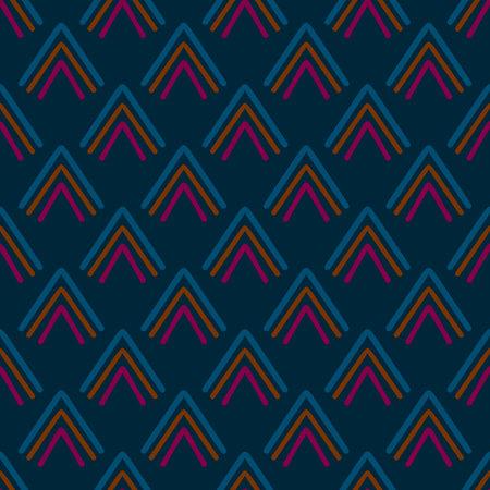 Seamless geometric folklore ornament, Tribal ethnic texture. Seamless striped pattern in Aztec...