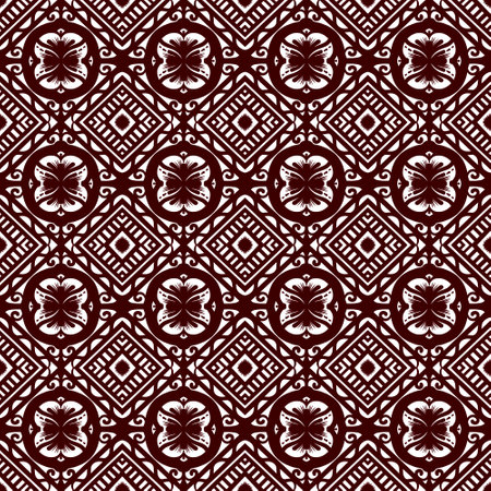 Seamless Pattern Ornament, Traditional, Ethnic, Arabic, Turkish, Indian Patterns suitable for any fabric and textile, wallpaper, packaging, Colorful Ethnic Festive Abstract Patternの写真素材
