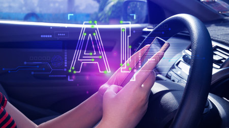 Ai tech, using virtual graphic Global Internet connect Chat with AI, Artificial Intelligence, using command prompt for generates something, Futuristic technology transformation.の写真素材