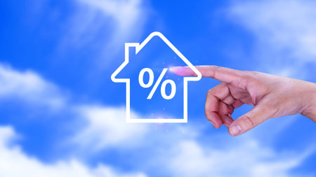 Real estate property investment concept, Asset management, Interest rates, inflation, loan mortgage,...