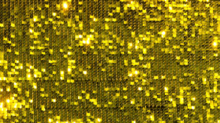 Gold abstract texture background, Golden beautiful elements, Abstract golden disco background, reflections and glare, Music, party and dance concept.の写真素材